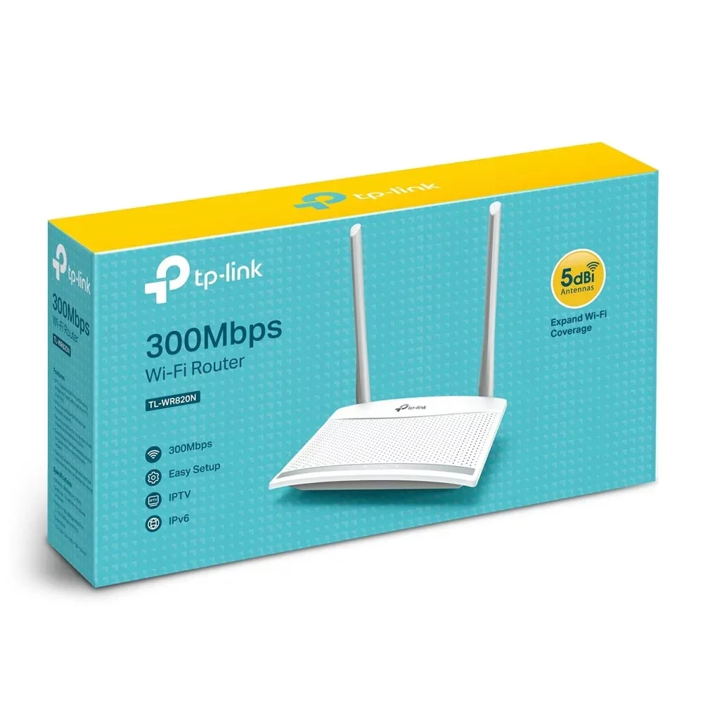 Router TP-Link TL-WR820N 300M bps — Mallar, Bakı (4)