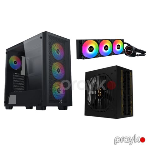 Xigmatek Kombo – Xigmatek Gaming Z Pro + Xigmatek Frozr-o II 360 Liquid Cooler + Titan 1200W Platinum Psu (XIG-CCP-114) — Bakı