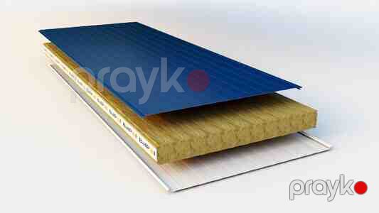 Sendviç panel (50mm Daş yunu) — Tikinti blokları, kərpic və panellər, Bakı (2)