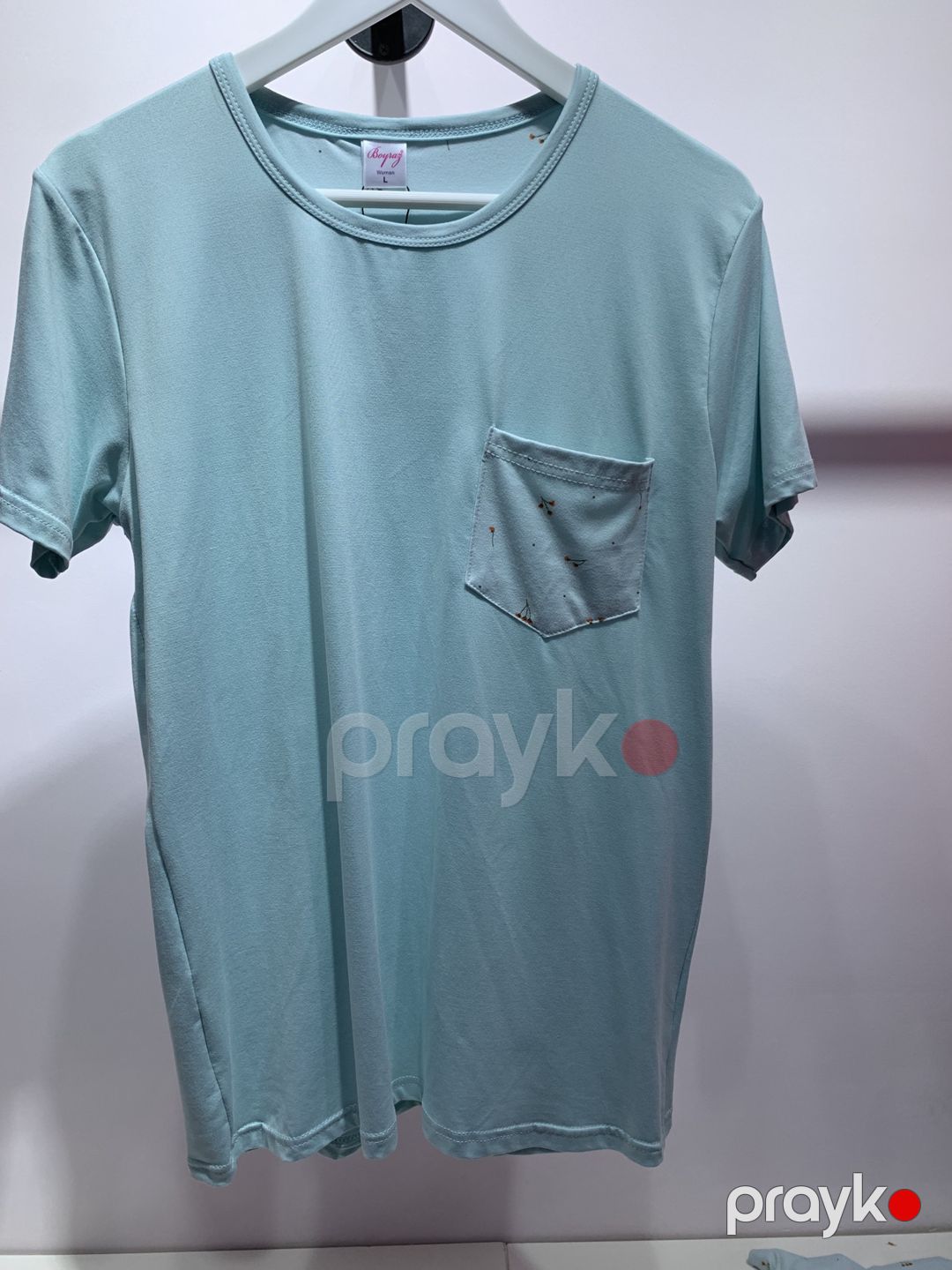 Qadınlar üçün şalvarlı pijama dəsti B-21, mavi, elastan/poliester, ölçü 2XL — Mallar, Bakı (3)