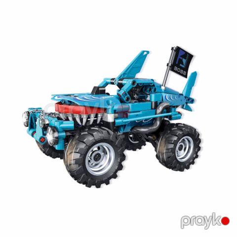 Blok konstruktoru 992472 Monster Truck, 259 hissə, 6+ yaş, mavi — Bakı