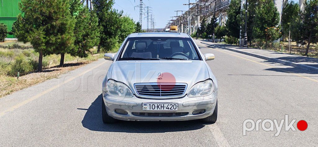 Mercedes S 320, 3.2 L, 2000 il, 201 500 km — Avtomobillər, Sumqayıt (7)