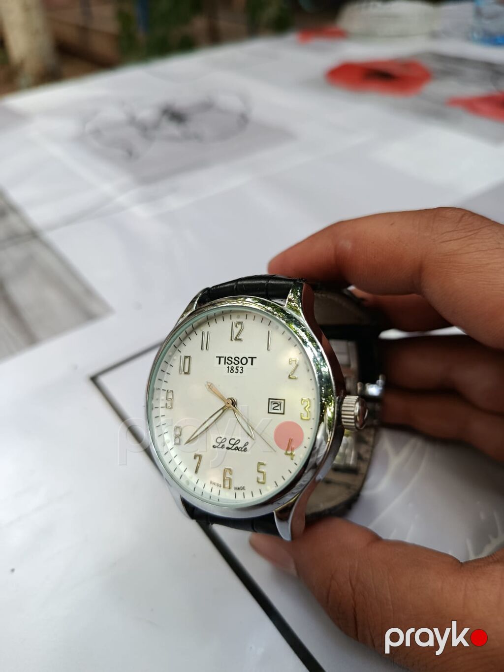 Tissot Le Locle kişi qol saatı satilur endirim edəcəm unvan — Qol saatları, Bakı (6)