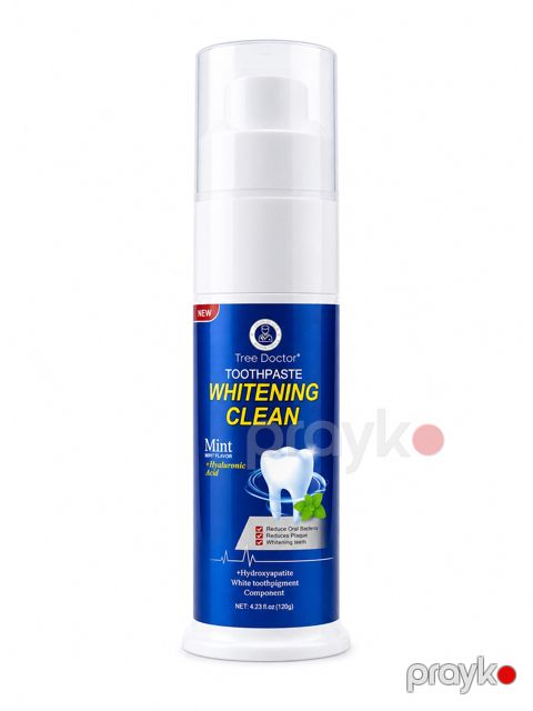 Diş məcunu Tree Doctor Whitening Clean, 120 q, Ağartma və qoruma, Nanə — Bakı