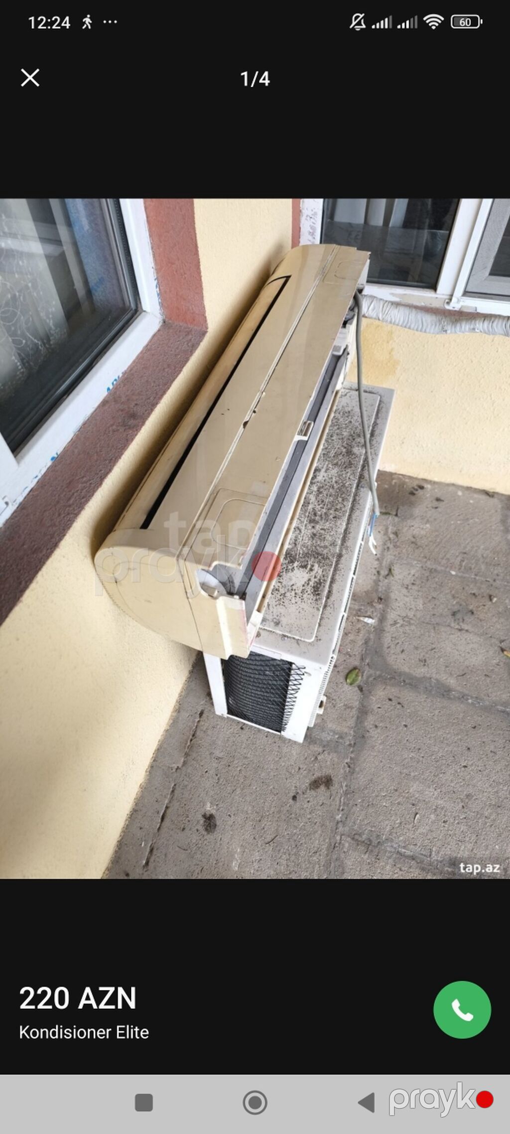 Elite split kondisioner – divar tipli daxili blok və xarici blok — Kondisioner və split-sistemlər, Digah (3)