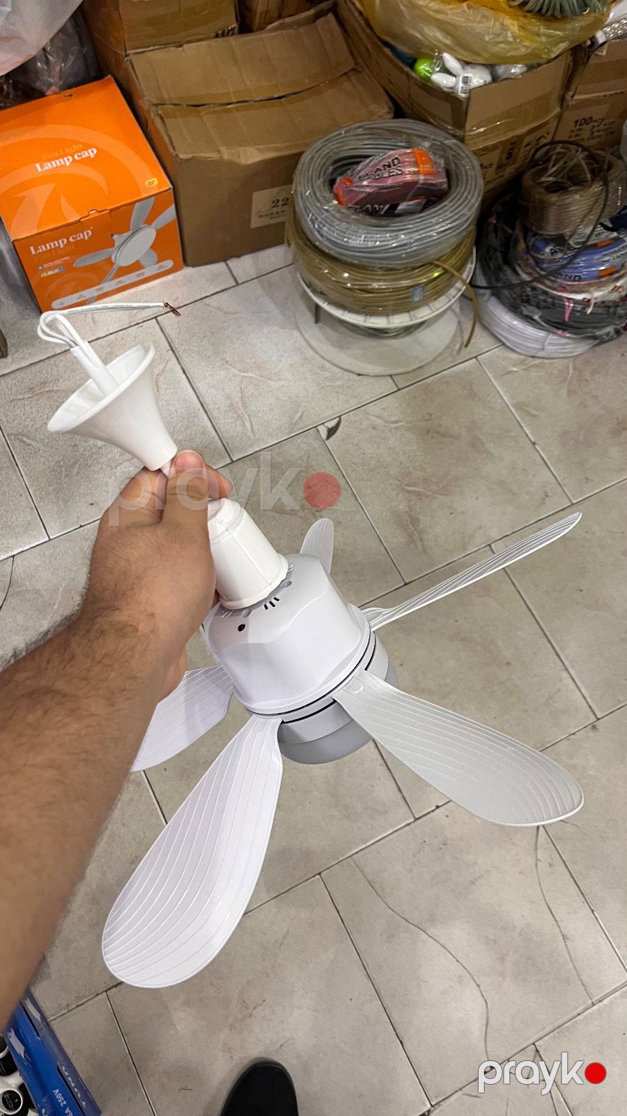 Ventliyator kicik plastik 5pərli 25azn — Ev malları, Bakı (2)