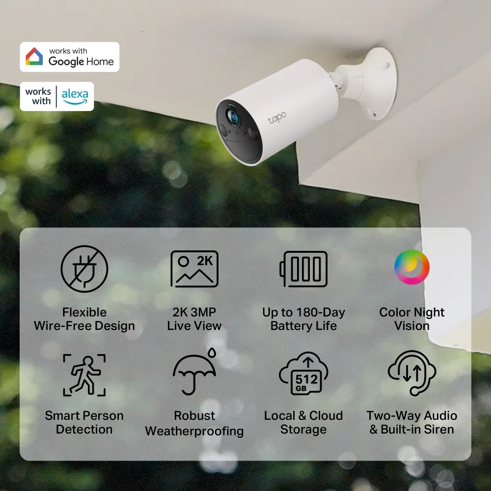 Təhlükəsizlik Kamerası TP-Link - Tapo C410 — Mallar, Bakı (6)