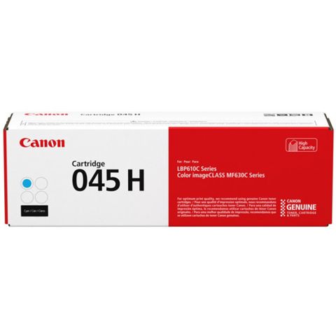 Canon Cartridge 045H 1245C002 Cyan Yüksək Tutumlu Toner Kartrici — Bakı