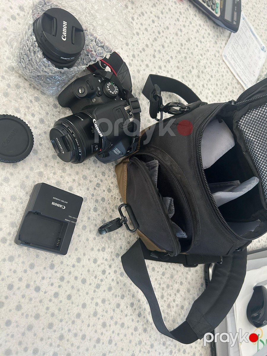 Fotoaparat Canon EOS 700D + 50mm f/1.8 — Foto və video texnikası, Bakı (11)