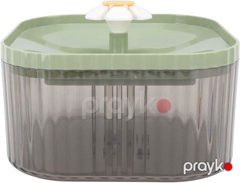 Pişiklər üçün fontan 003, yaşıl, plastik, 2.5 L — Bakı