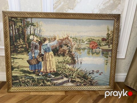 Məhsul: Çərçivəli gobelen pano kolleksiyası (2 ədəd) Təsvir — Bakı