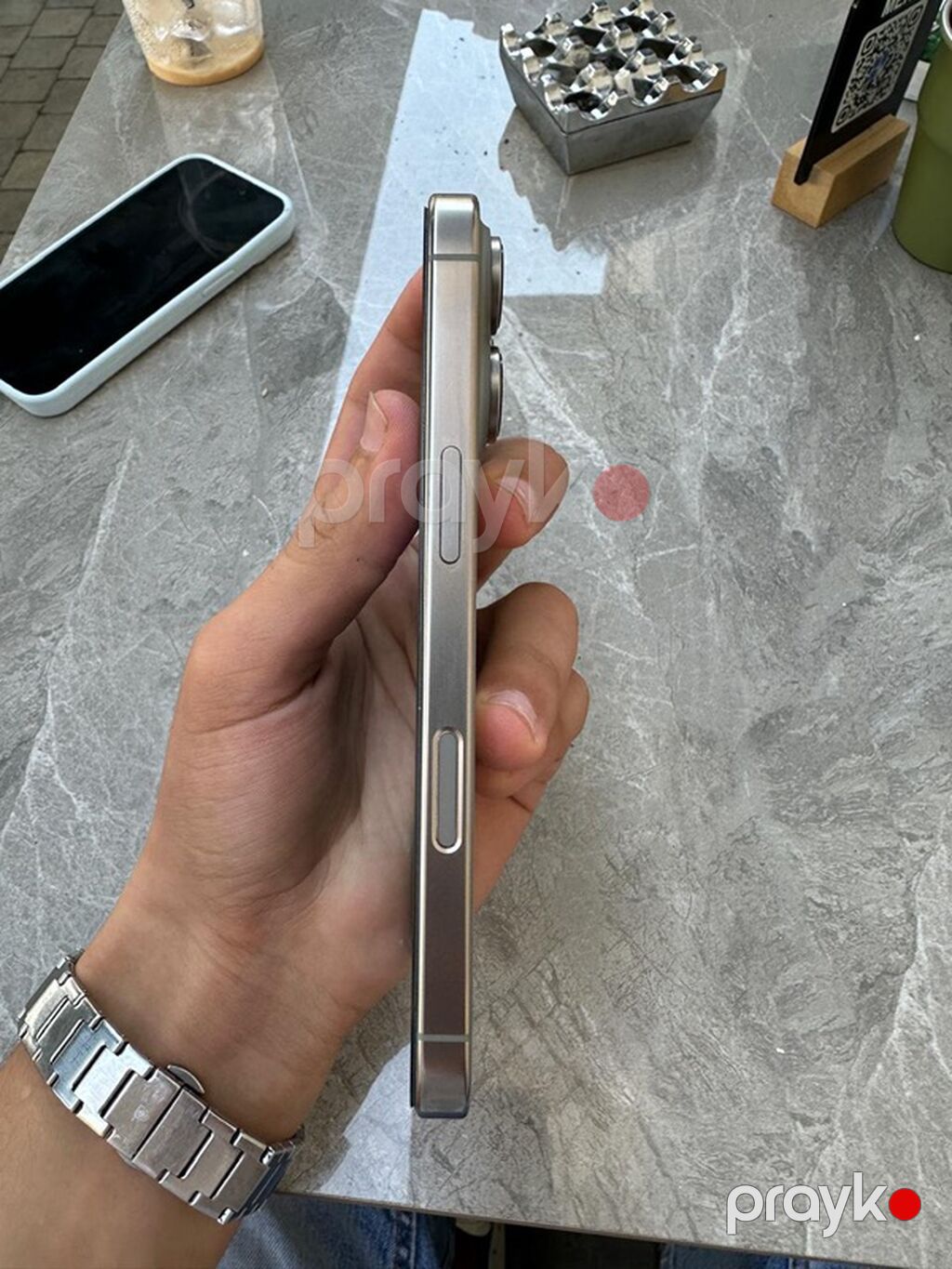 IPhone 16 Pro, 128 GB, Natural Titanium, Simsiz şarj — Apple iPhone, Masazır (3)