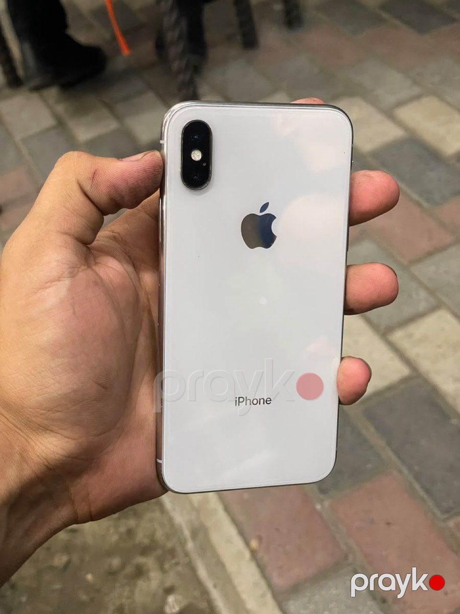Apple iPhone X Silver 64GB/3GB — Smartfonlar, Bakı (6)