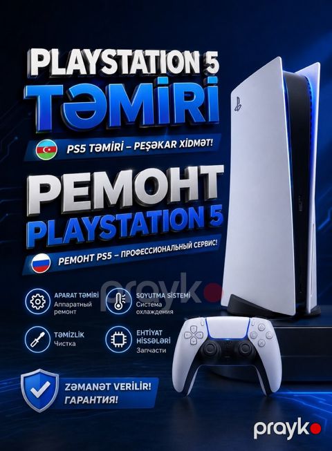 Sony PlayStation 5 təmiri — Bakı