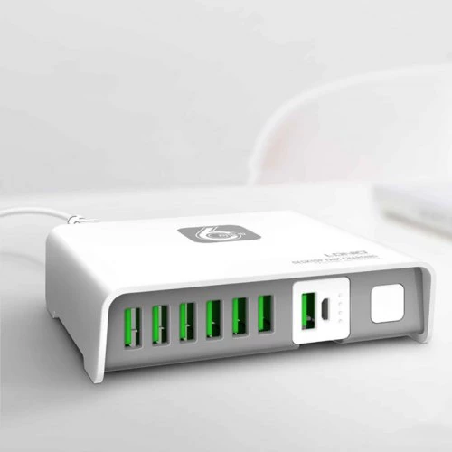 Ldnıo A6802 6 USB Charger + 2600mAh Power Bank — Kabelləri, adapterlər və keçidçilər, Bakı (2)