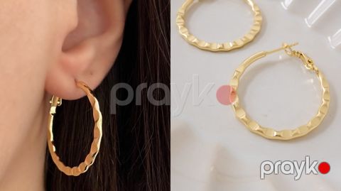 Qadın sırğaları 3E11012, paslanmayan polad — Bakı
