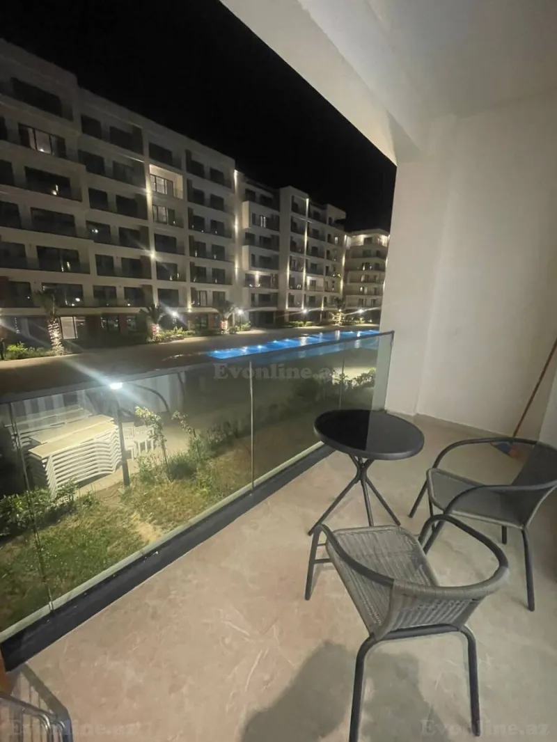 Kirayə verilir 1 otaqlı Mənzil Yeni tikili 58 m² Bakı, Sabunçu r., Sea Breeze — Mənzil, Bakı (5)