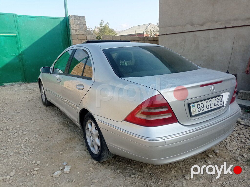 Mercedes C 200, 1.8 L, 2002 il, 386 000 km — Avtomobillər, Bakı (3)