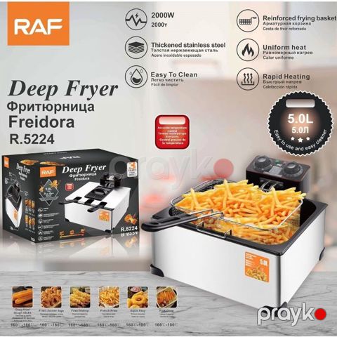 505 Məhsulun adı: Fritür RAF R.5224 2000W Brend: RAF Kateqoriya — Bakı