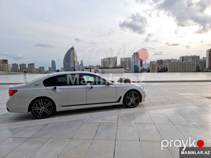 Bmw 7 ci seriya, 2022 il — Minik avtomobili icarəsi, Bakı (4)