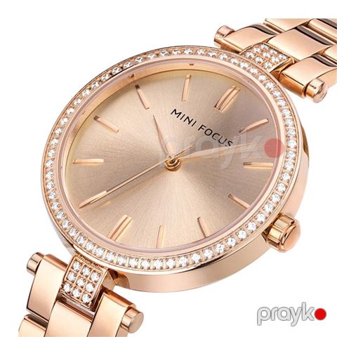 Qadın üçün qol saatı Mini focus, Rose gold — Bakı