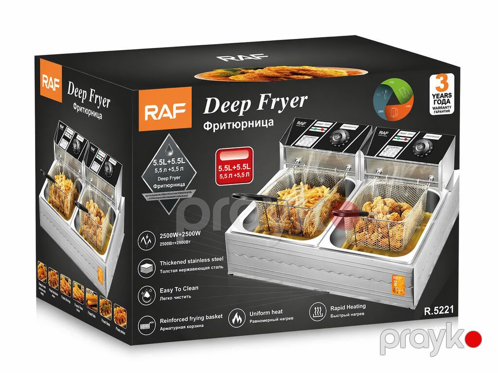 503 Məhsulun adı: Fritür RAF R.5221 5000W Brend: No Brand — Frilyör, Bakı (2)