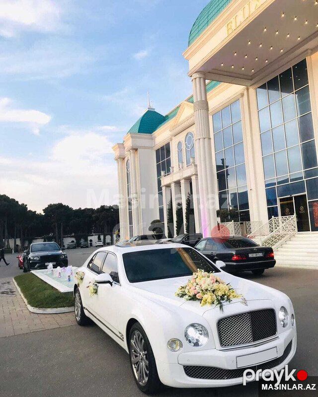 Bentley mulsanne white, 2021 il — Minik avtomobili icarəsi, Bakı (9)