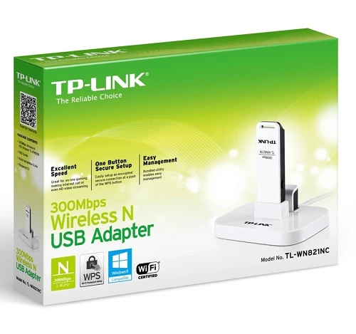 TP-Link TL-WN821NC N USB Wi-Fi Adapter — Bakı