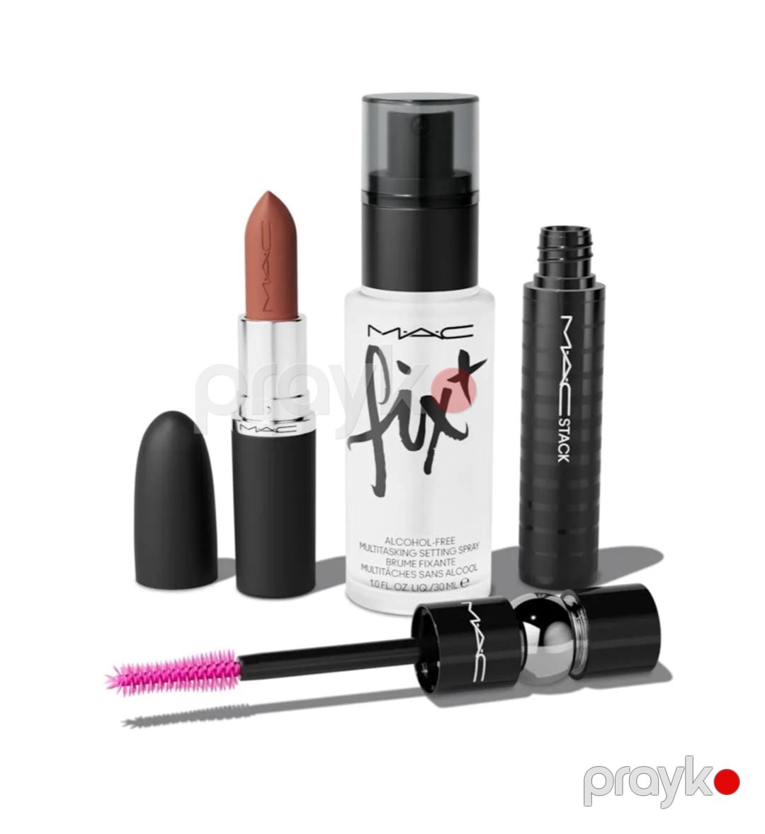 Dekorativ kosmetika dəsti Mac Gilded Glamour Best-Sellers Trio (dodaq boyası + tuş + makiyaj üçün sabitləşdirici) — Mallar, Bakı (2)