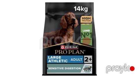 Quru yem Purina Pro Plan Large Athletic Lamb, İri Cins Yetkin İtlər üçün, Quzu əti ilə, 14 kq-lıq Bütöv Kisə — Bakı