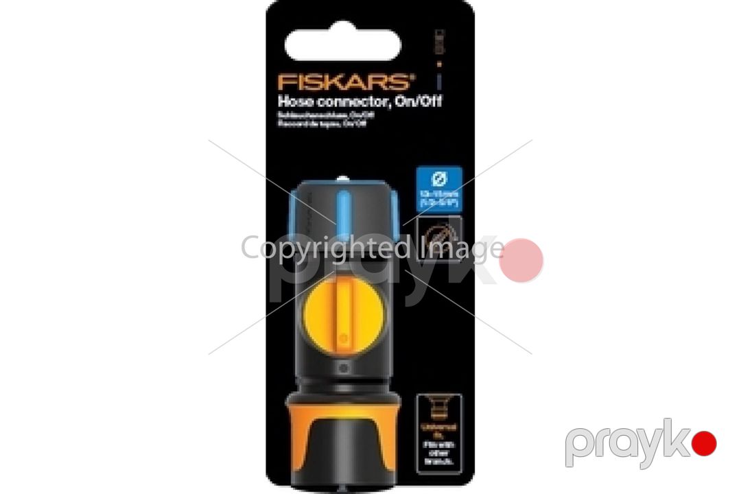 Konnektor On/Off 1/2"-5/8" Fiskars 1027086 — Dacha və bağ, Bakı (4)