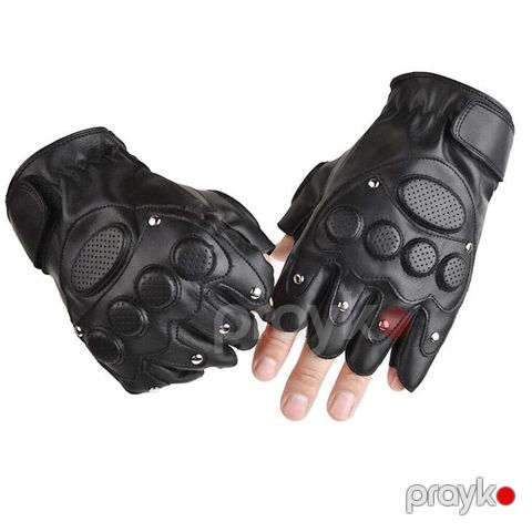 10241 Məhsulun adı: Professional moto əlcəklər, yarımbarmaq, qara — Bakı
