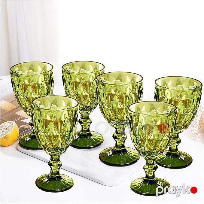 Dəst (6 badə+6 qədəh), şüşə, yaşıl, 330 ml, 12 əd — Mallar, Bakı (2)