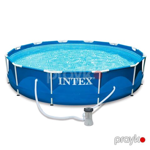 Karkas hovuz Intex 28212 Prism Frame 366х76 sm, 6503 l, filtr nasos 2006 l/saat — Bakı