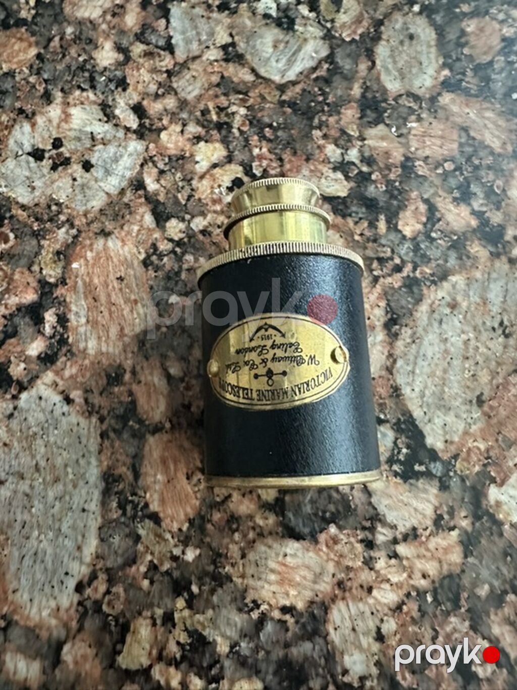 Vintage kompakt dəniz binoklları (iki ədəd) - Material: pirinç — Teleskoplar, Bakı (2)