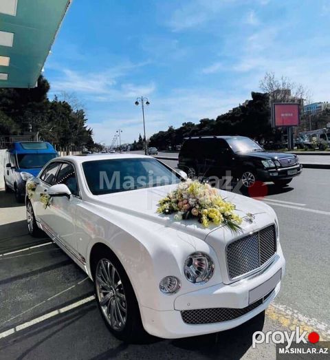 Bentley mulsanne white, 2021 il — Bakı