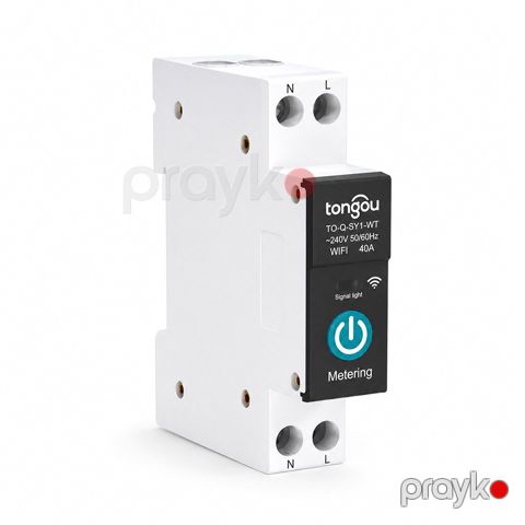 Tongou TO-Q-SY1-JWT 63A Wi-Fi ağıllı açar və enerji sayğacı — Bakı