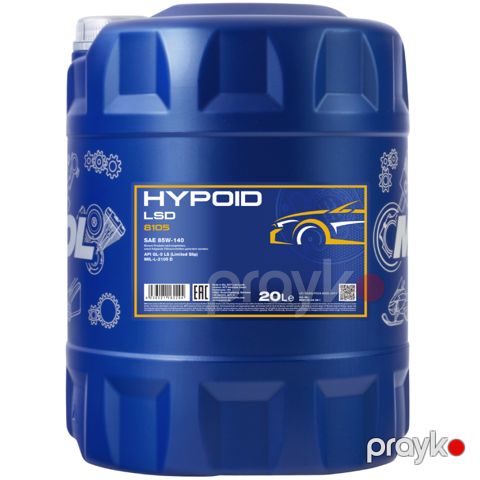 Sürətlər qutusu üçün yağ Mannol LSD SAE 85W-140 8105 20 lt — Bakı