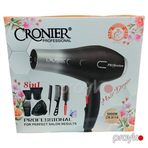 6985 Məhsulun adı: Saç feni Cronier CR-8114 5000 Vt 8‑in‑1 Brend