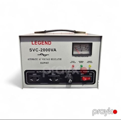 5846 Məhsulun adı: Gərginlik stabilizatoru Legend SVC-2000VA Brend — Bakı