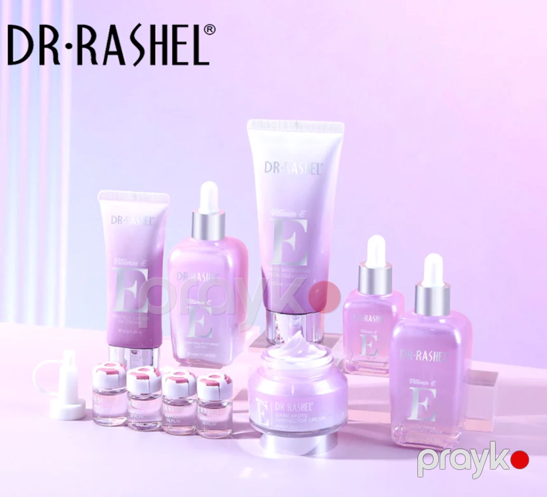 Üz dərisinə qulluq üçün dəst Dr.Rashel Vitamin E (makiyajın silinməsi üçün vasitə 80 ml + toner 100 ml + zərdab 30 ml + losyon 100 ml + BB krem 30 q + ampullu zərdab 4x5 ml) — Mallar, Bakı (3)