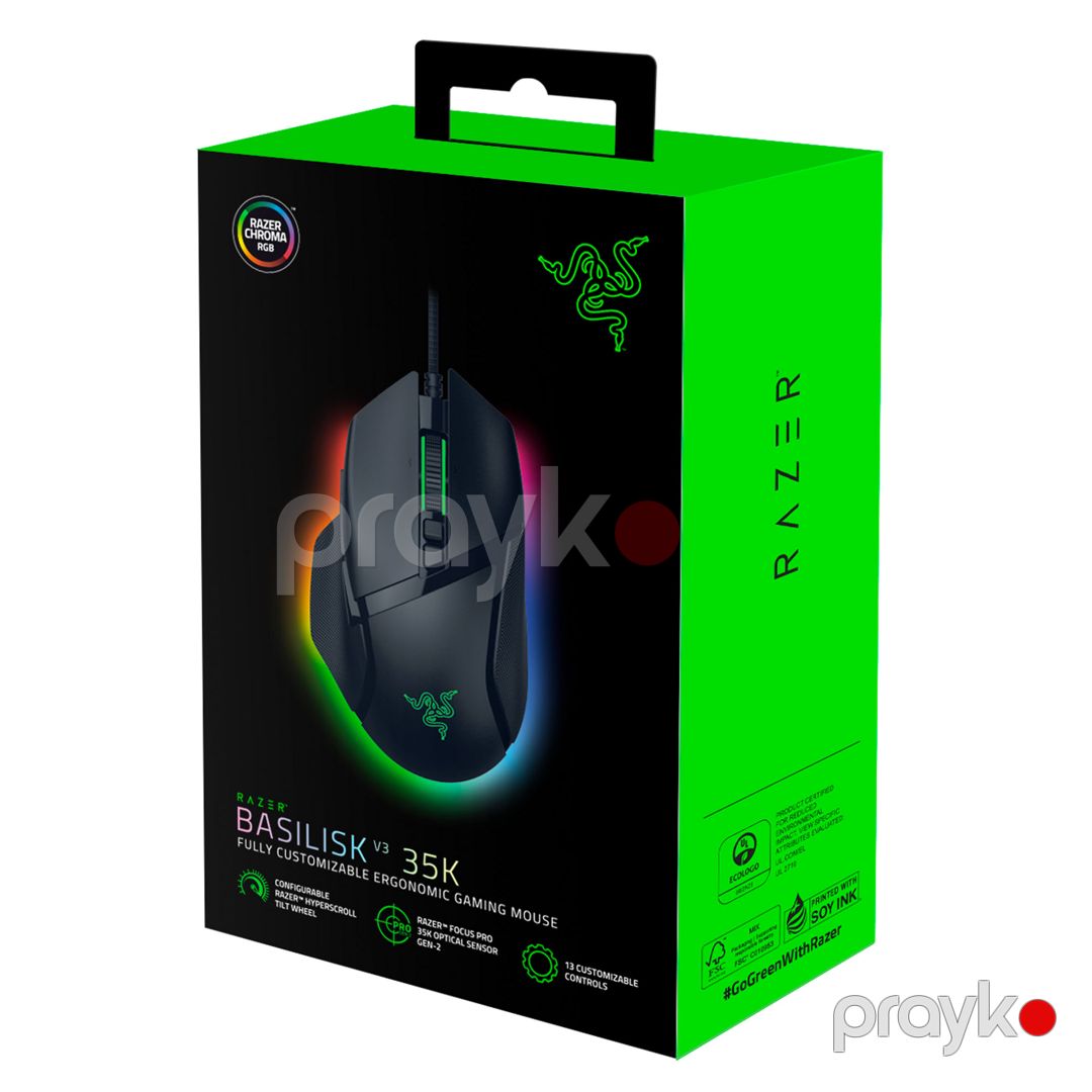 Razer Basilisk V3 35K RGB Usb-a (RZ01‑05230100‑R3M1) — Periferik cihazlar, Bakı (2)