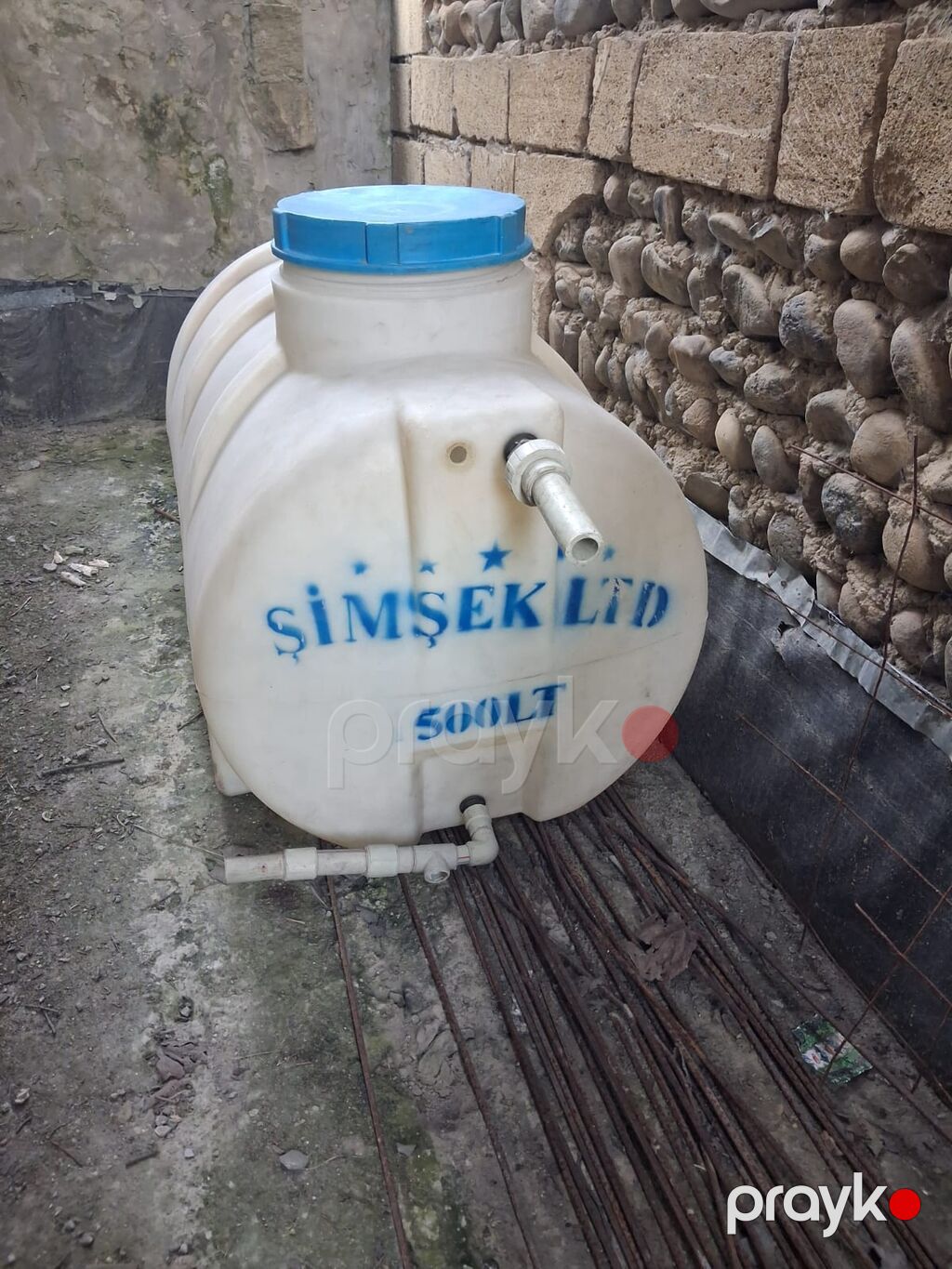Su çəni – Şimşek LTD, 500 litr - Həcmi: 500 LT (üzərində qeyd olunub) — Su çənləri, kanisterləri, bochkalar, Masallı (2)