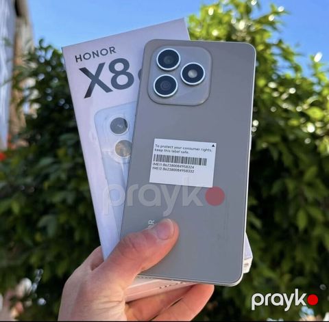 Honor X8b, 256 GB, rəng - Boz, Barmaq izi — Bakı