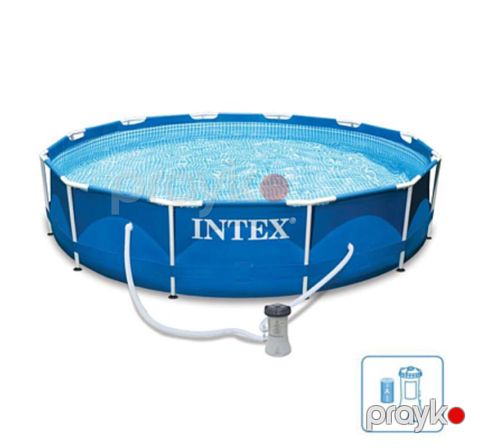 7992 Məhsulun adı: Karkaslı hovuz Intex 28212, boz, 366x76 sm — Bakı