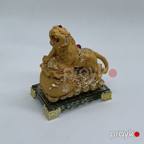 Dekorativ fiqur 229D, qızılı, 16x16 sm — Bakı