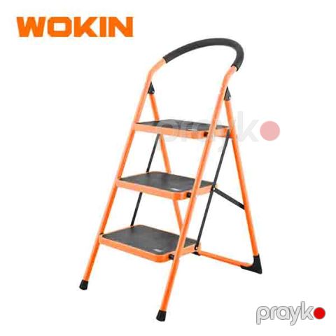 Wokın 3 Pilləli Nərdivan 150 kq – Polad, Qatlanan Dizayn — Bakı