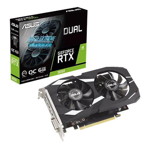 Asus Dual GeForce RTX 3050 OC Edition 6GB 96bit (DUAL-RTX3050-O6G) — Bakı