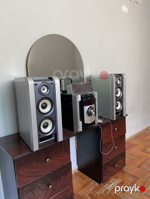 Kompakt Ev Audio Sistemi - 2 ədəd böyük akustik kolonka (hər birində — Bakı