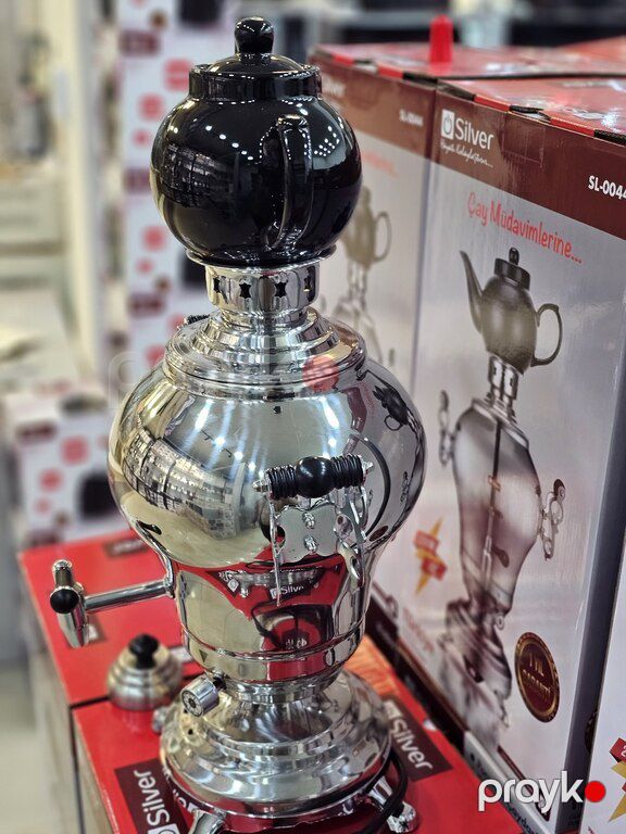 Elektrikli samovar "Silver" — Ev texnikası, Bakı (6)